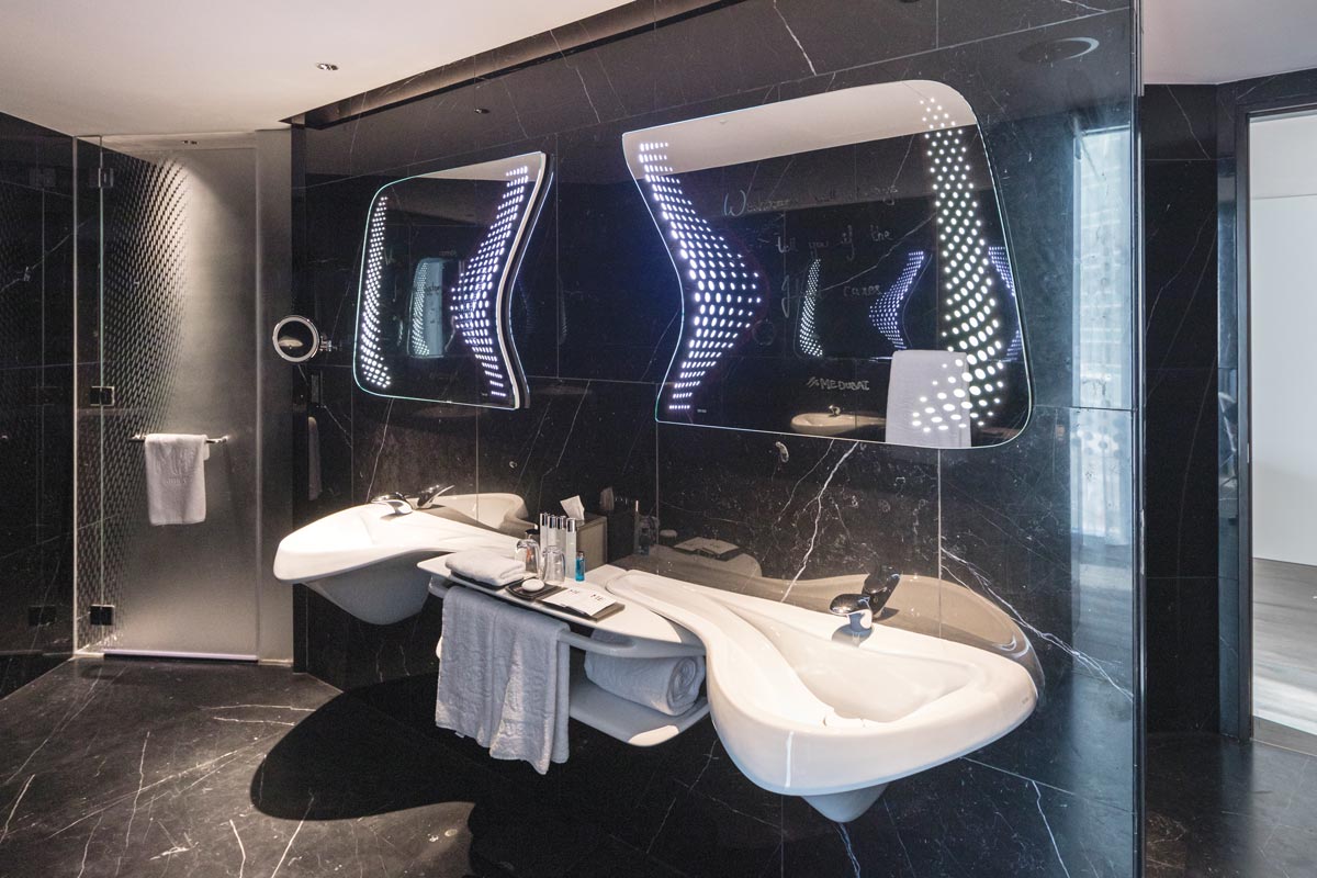 design of Opus is by Ar. Zaha Hadid