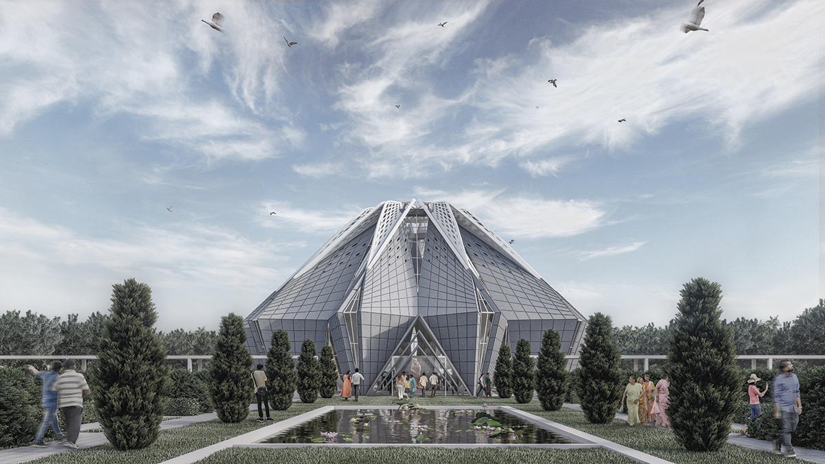 Parametric Architecture SaiBaba Temple