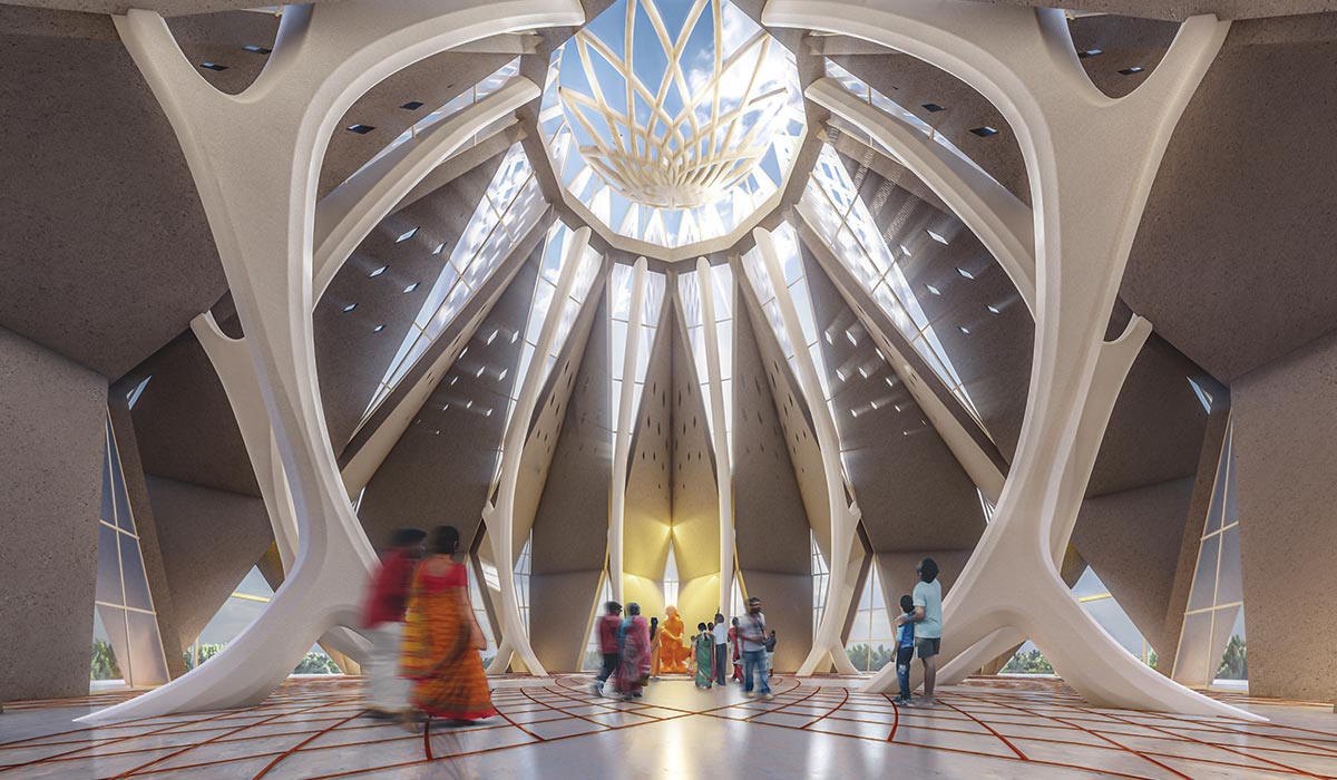 Parametric Architecture SaiBaba Temple