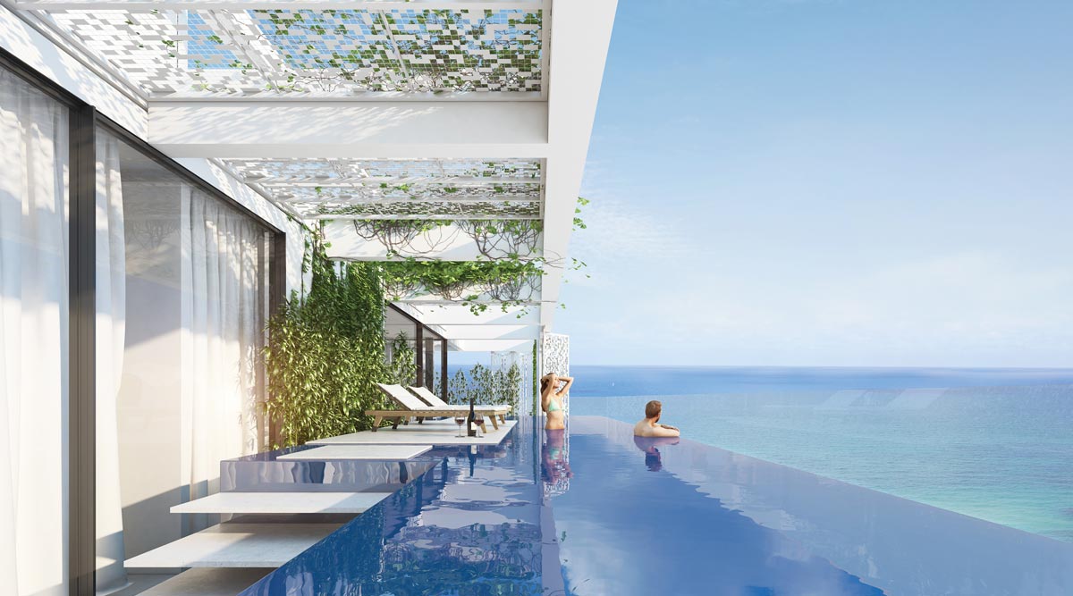 The Cubist Art-inspired ten-story property designed by Ilan Pivko Architects