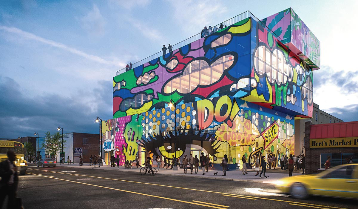 Glass Mural - Designed by MVRDV