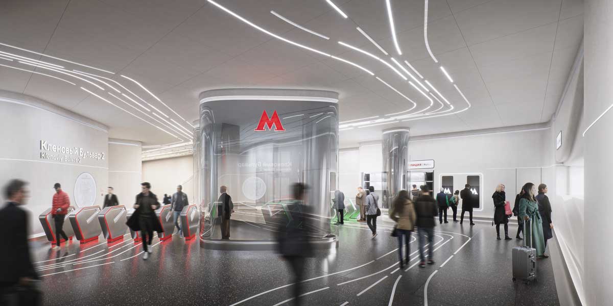 ZHA Moscow Metro Station