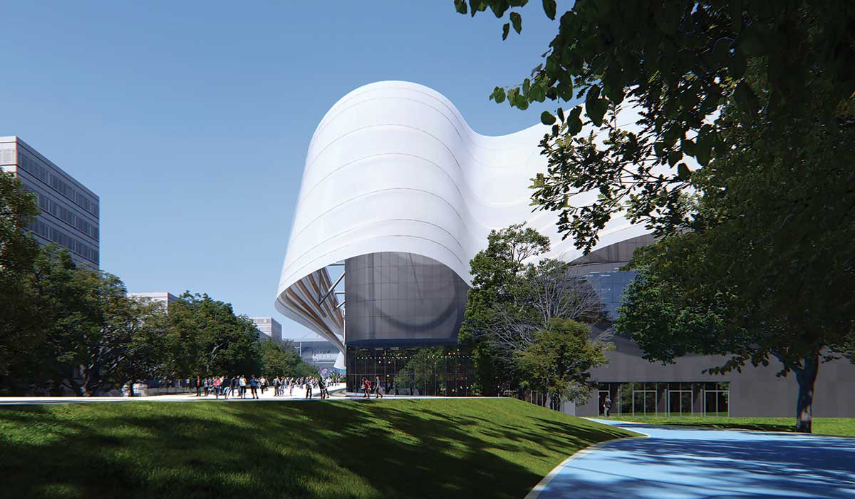 MAD reveals design for 2024 Paris Olympics’ Aquatic Center