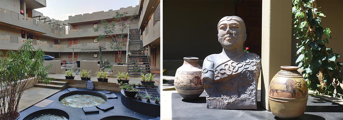 Maheshwari & Associates weave artistic elements from the Vedic Age into their architectural design to create a contemporary boutique hotel