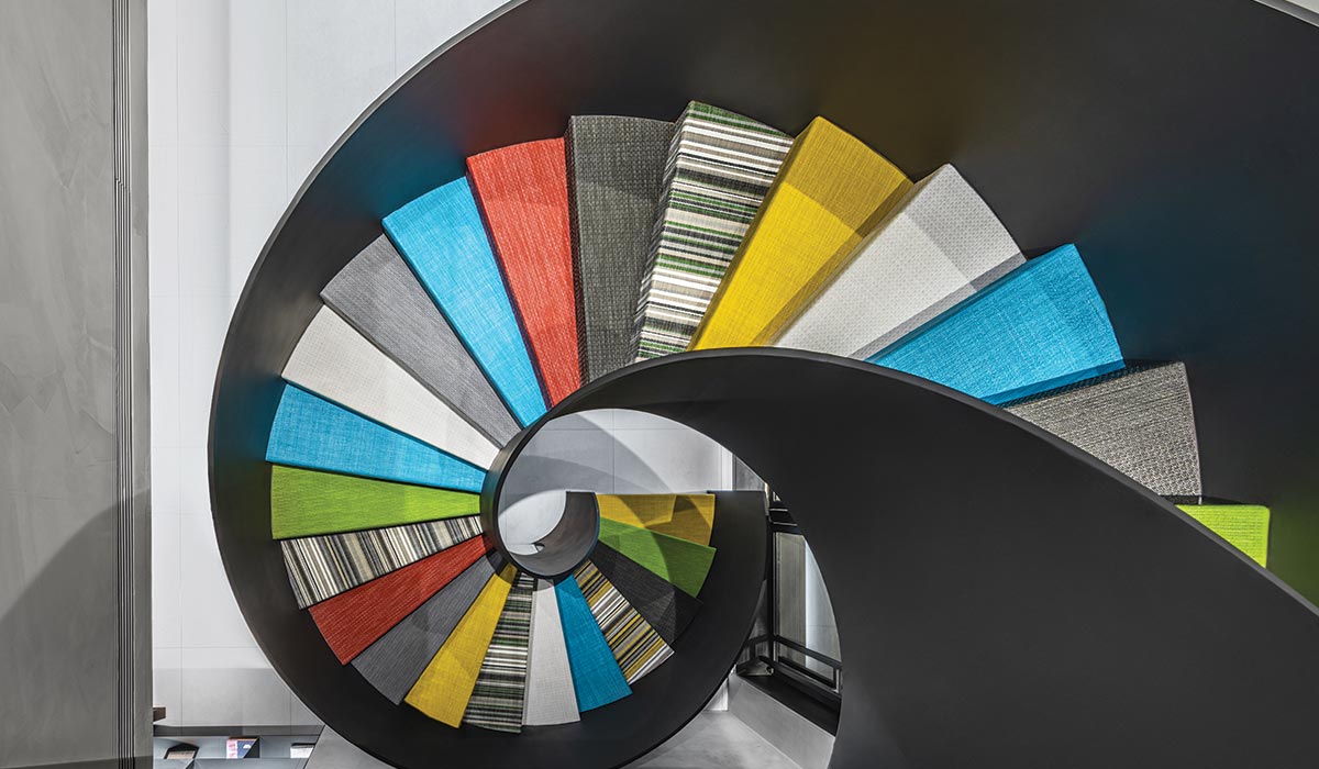 9Studio Design Group have designed their studio like the setting for a science fiction movie
