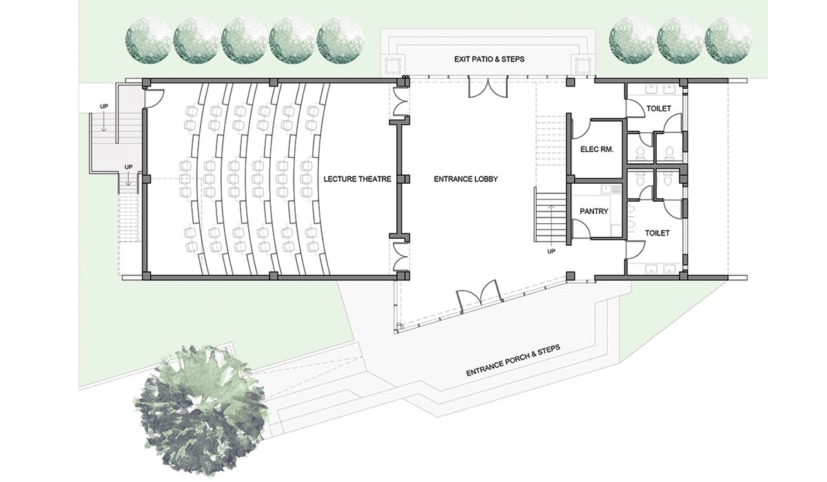SSA designs state-of-the-art building in a garden flanked by tall trees