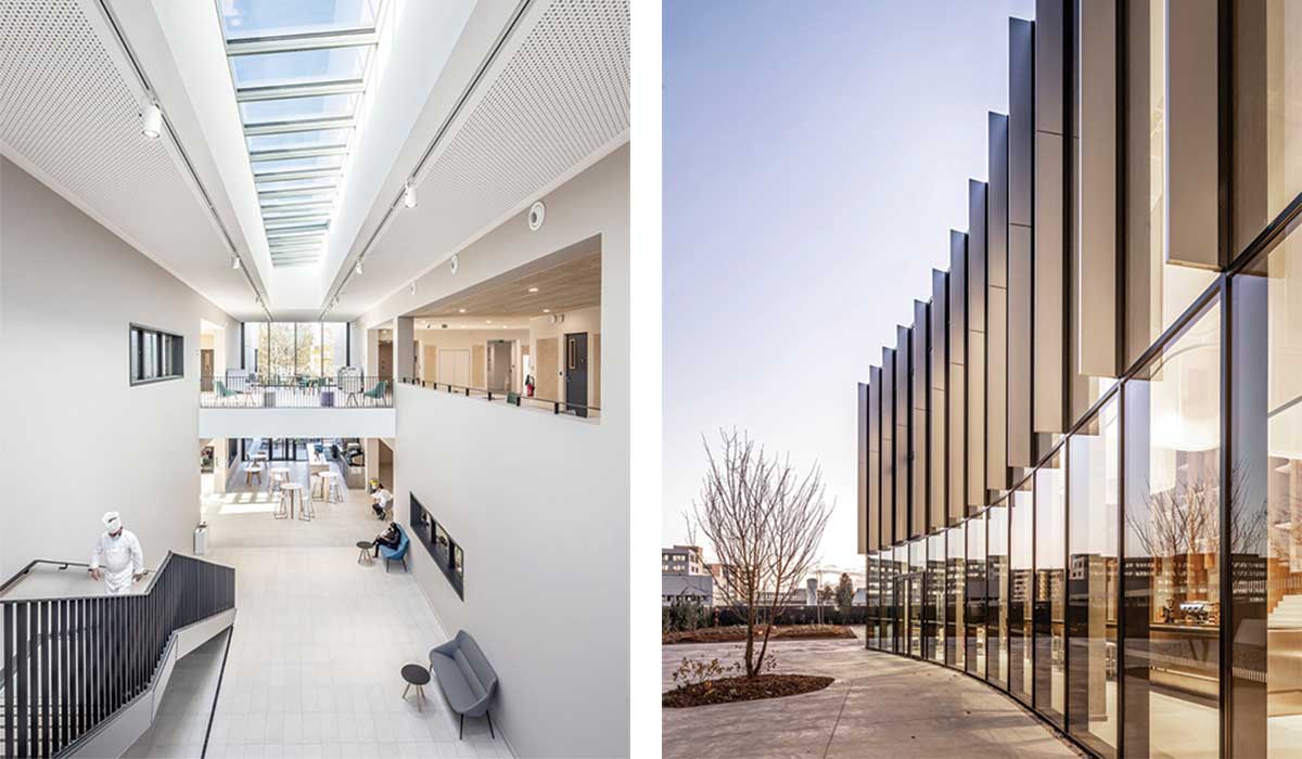 Arte Charpentier Architectes design a new training center