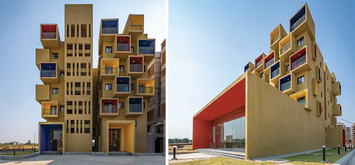 sculptural residential project designed by Sanjay Puri Architects