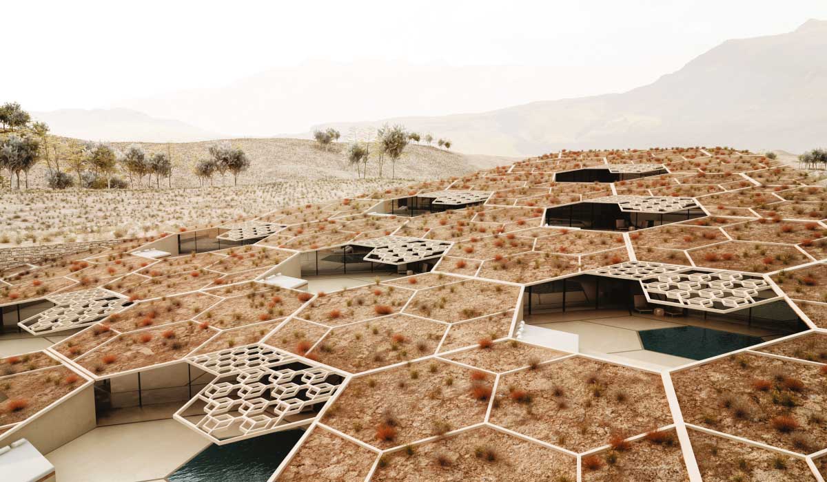 Studio Symbiosis’s design concept of The Peak Resort & Spa amalgamates