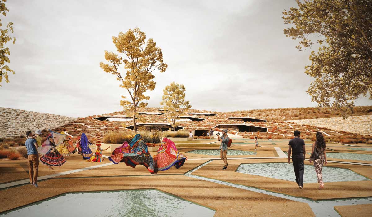 Studio Symbiosis’s design concept of The Peak Resort & Spa amalgamates