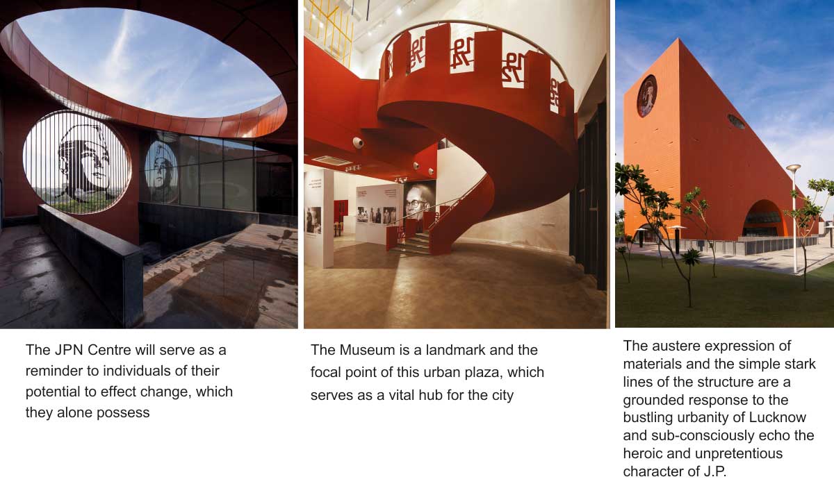 Jai Prakash Narayan International Centre and Museum by Delhi-based design studio Archohm