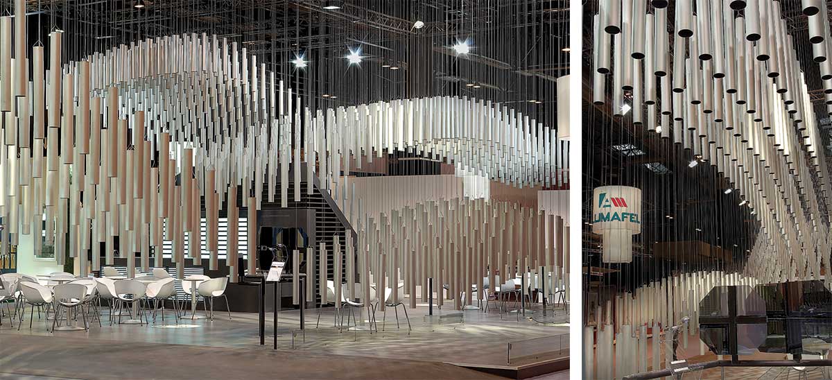 Pedro García Martínez creates an ephemeral exhibition pavilion at the IFEMA fair in Madrid
