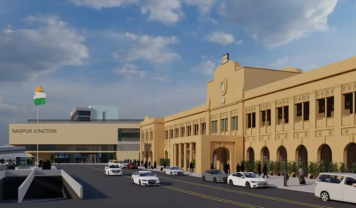 ENIA Architects’ design of the Nagpur Junction Railway Station