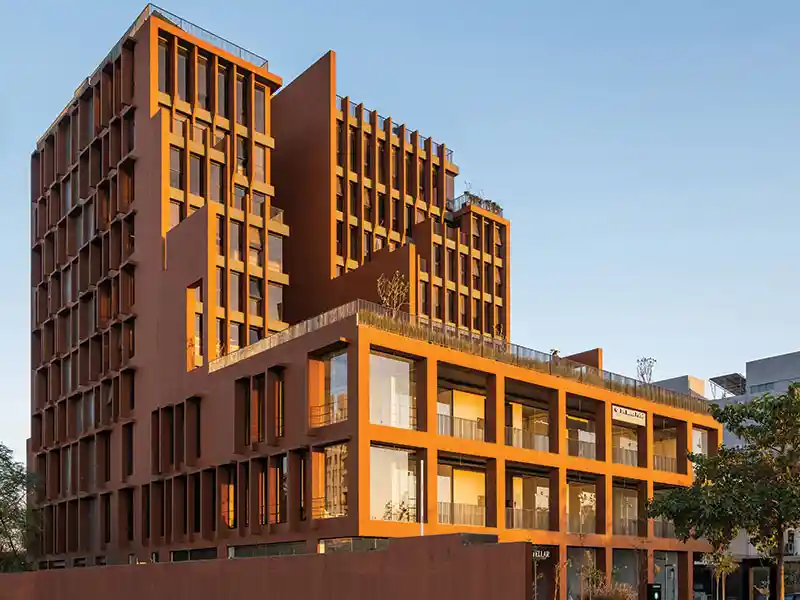 the segregation of its retail and office space