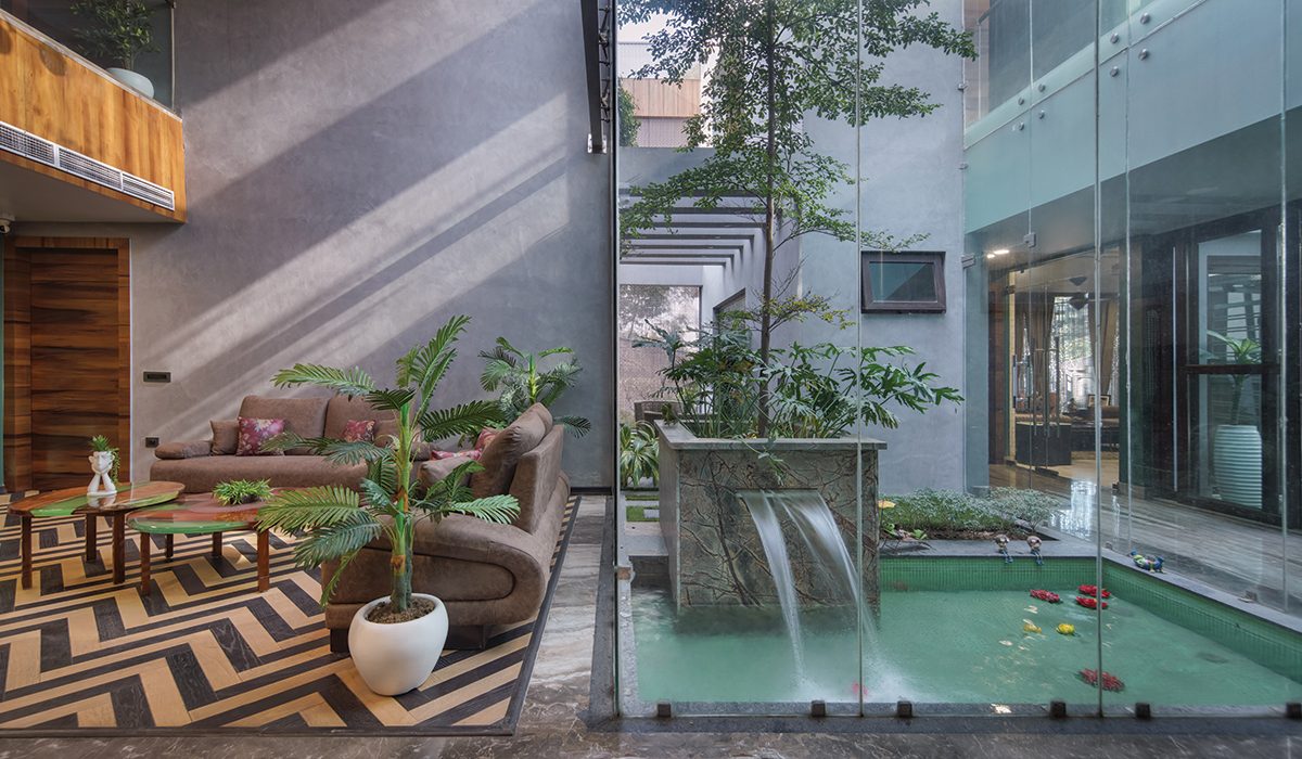 providing maximum amount of greenery and open areas in the North East zone