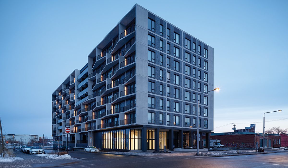 ACDF adopted the industrial footprint of the district’s historic buildings
