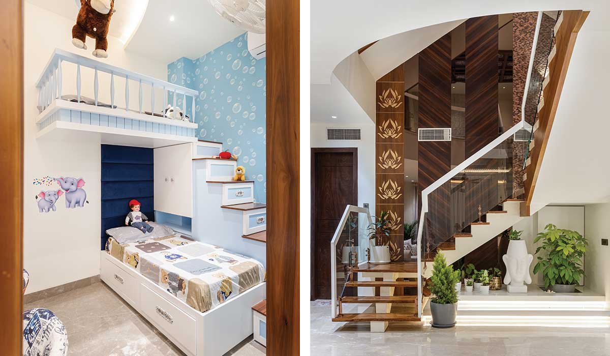 Space Art The design and décor of this villa by Space Art epitomizes elegance