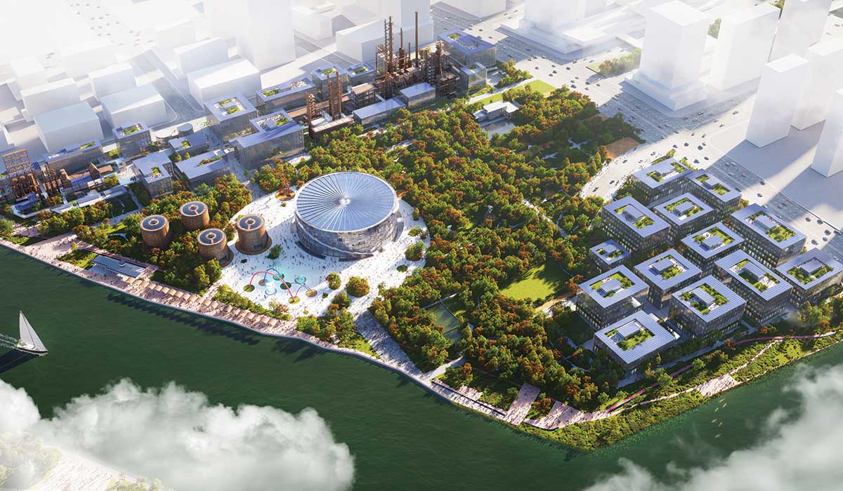 MVRDV the Hangzhou Oil Refinery Factory Park