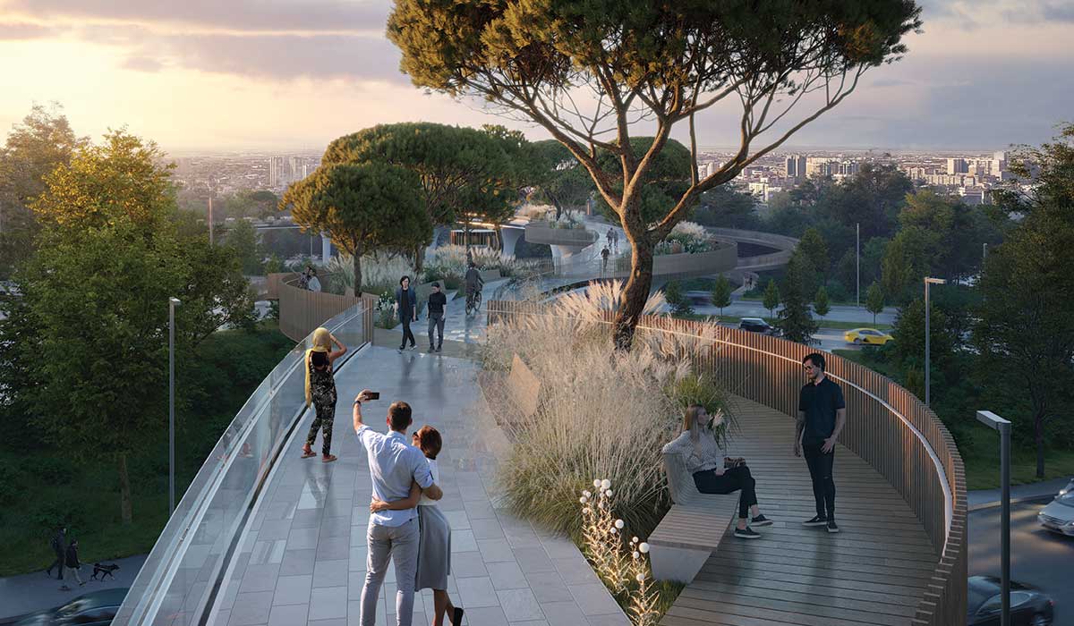 Atrium’s ideology and design reinvents the typology of the bridge