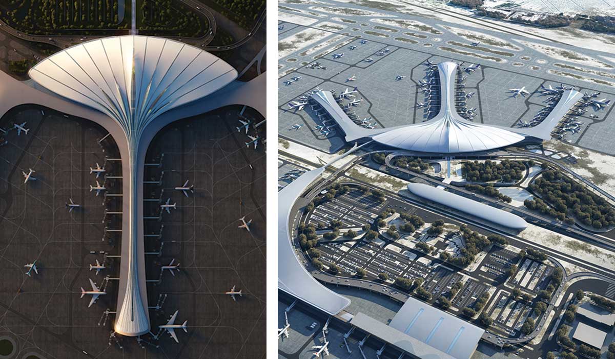 MAD Architects China Airport Planning & Design Institute and Beijing Institute of Architectural Design
