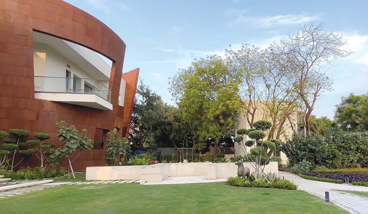 Dichotomous House the house capture the landscape both inside and out