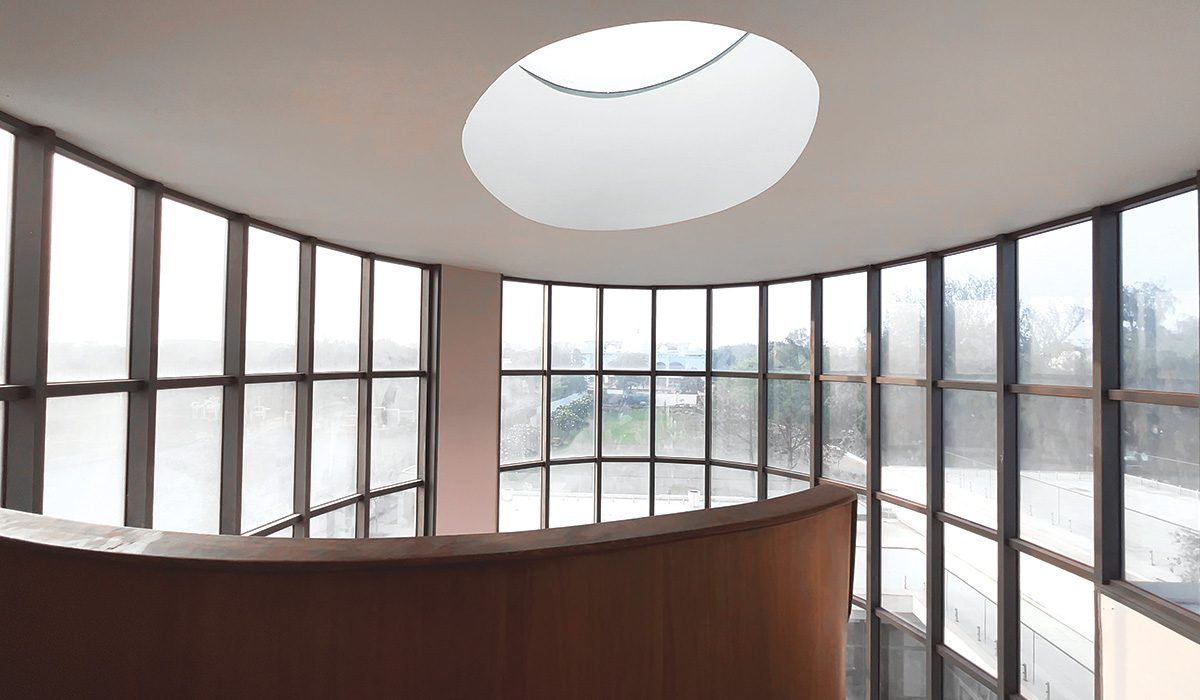 Dichotomous House the house capture the landscape both inside and out