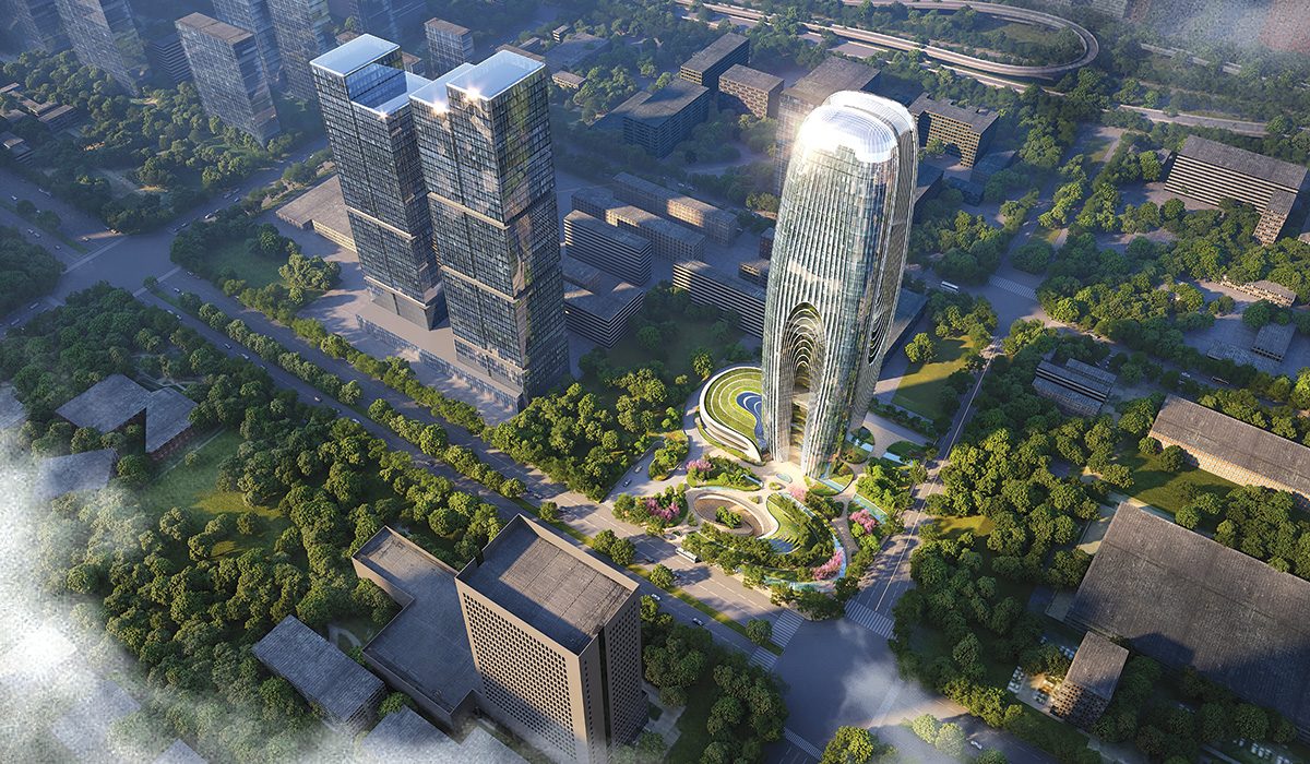 Zaha Hadid Architects the new Daxia Tower in Xi’an’s