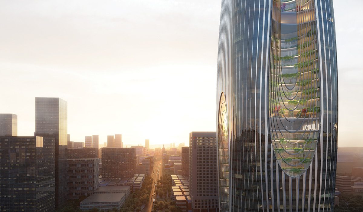 Zaha Hadid Architects the new Daxia Tower in Xi’an’s