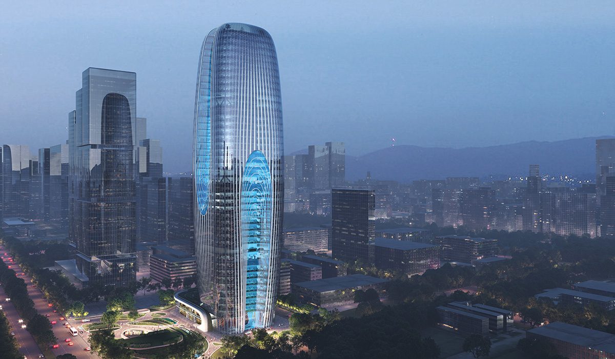 Zaha Hadid Architects the new Daxia Tower in Xi’an’s