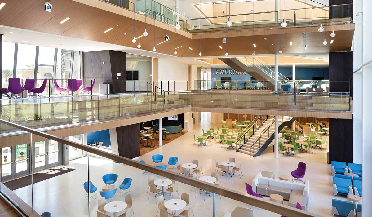 the L. Gale Lemerand Student Center transforms the Daytona State College campus