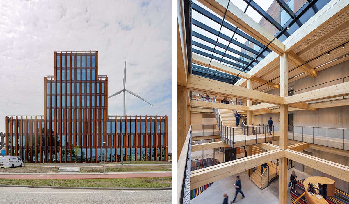 De Zwarte Hond The new regional offices, designed on the Noordzeeweg