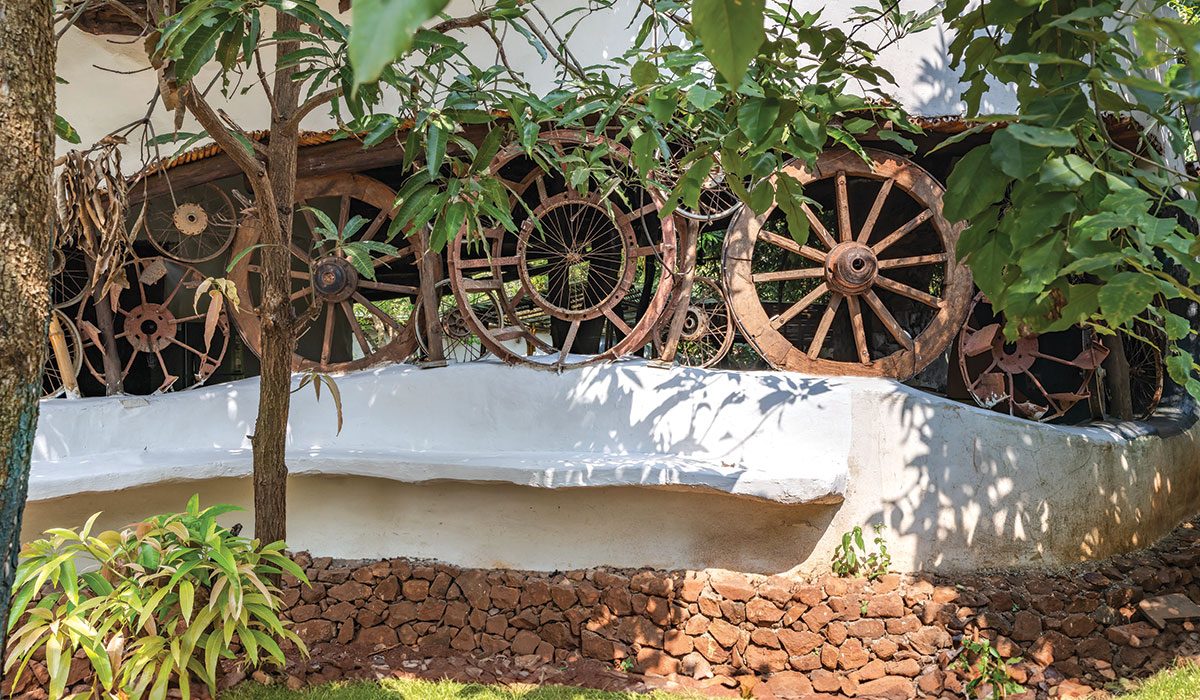 Designed by Blurring Boundaries the farmhouse stands as a testament to environmental consciousness