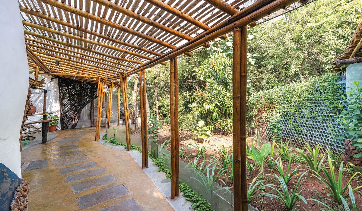 Designed by Blurring Boundaries the farmhouse stands as a testament to environmental consciousness