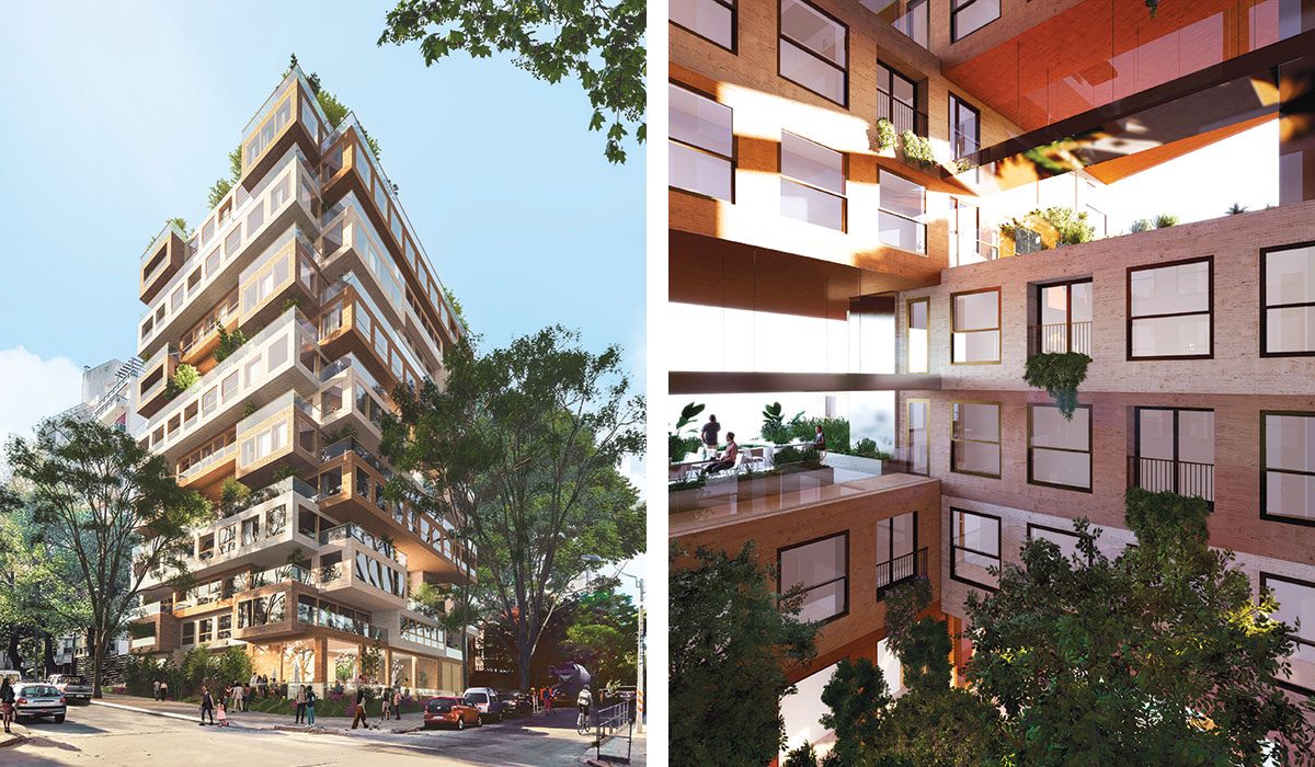 a green, social, and porous residential building