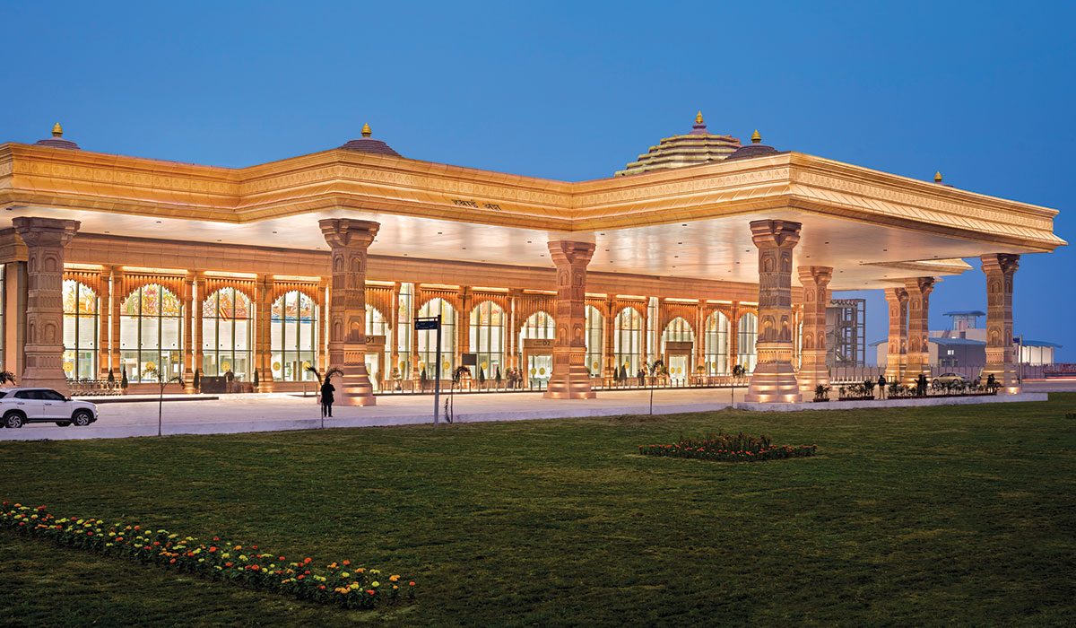 Designed by STHAPATI the Maharishi Valmiki Intl Airport in Ayodhya