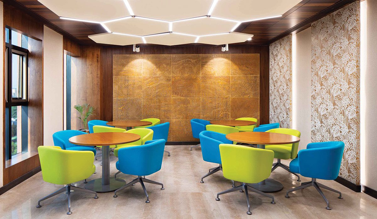 Designed by STHAPATI the SJVN office is an innovative workspace
