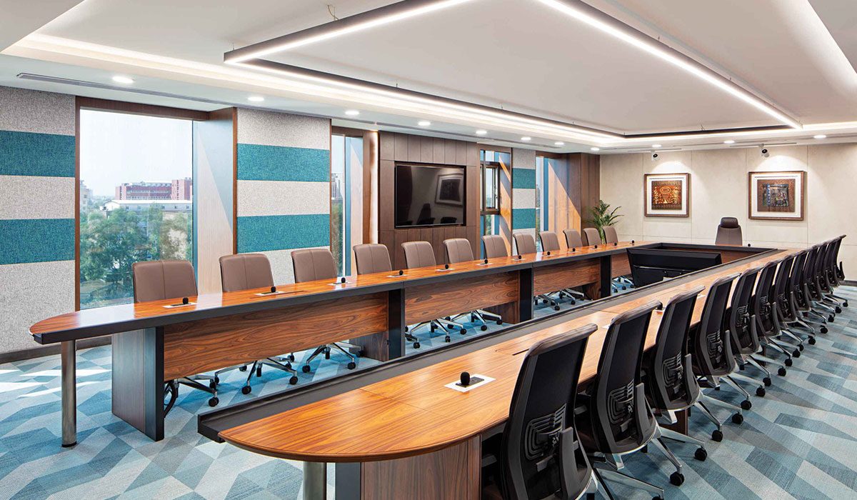 Designed by STHAPATI the SJVN office is an innovative workspace