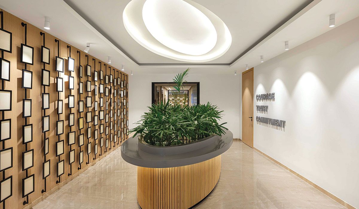 a new office designed by Morphogenesis in Gurugram