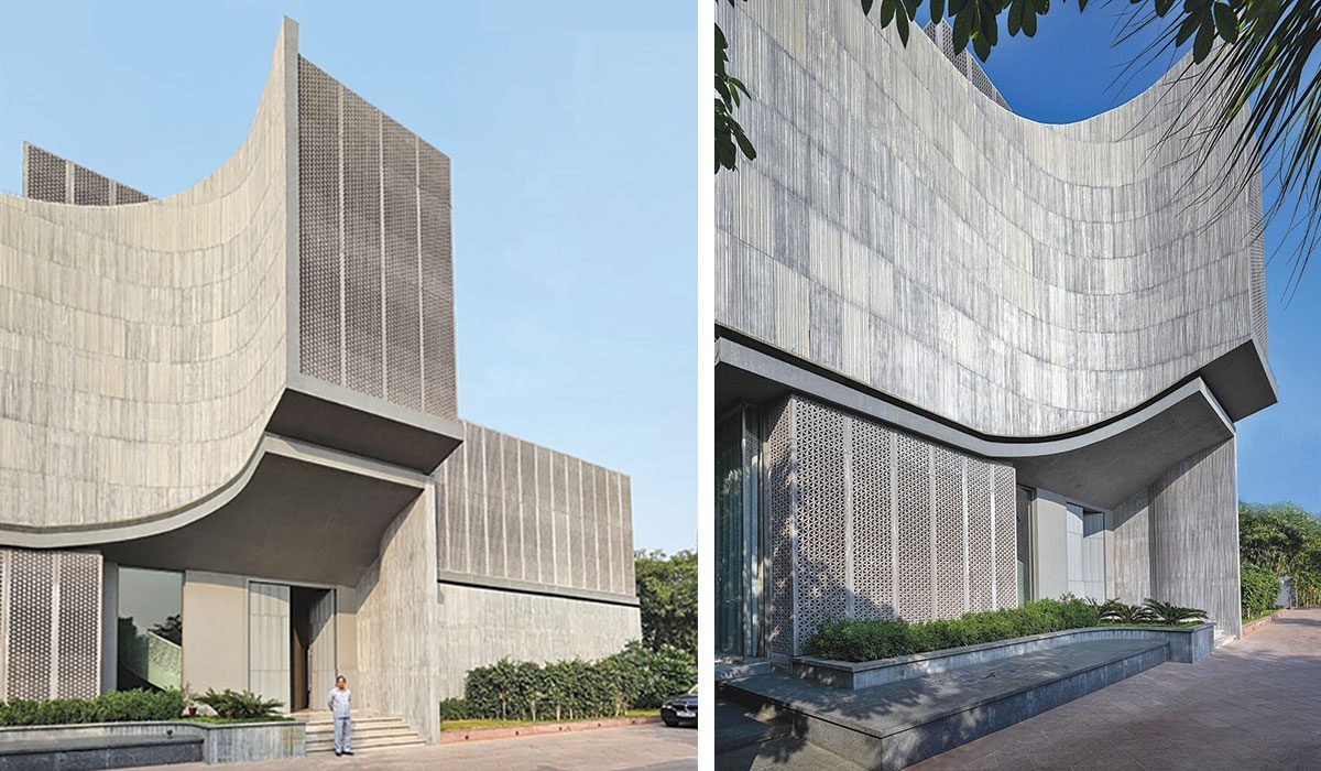 Sanjay Puri Architects Situated on a relatively large plot