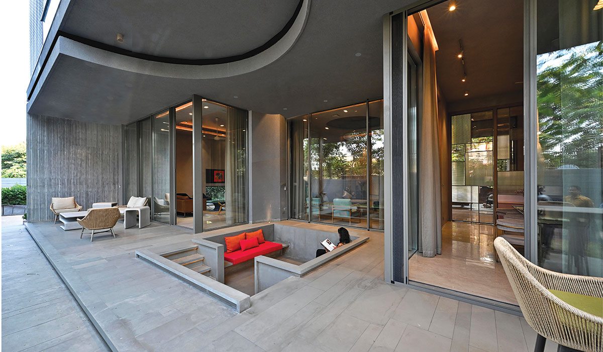 Sanjay Puri Architects Situated on a relatively large plot