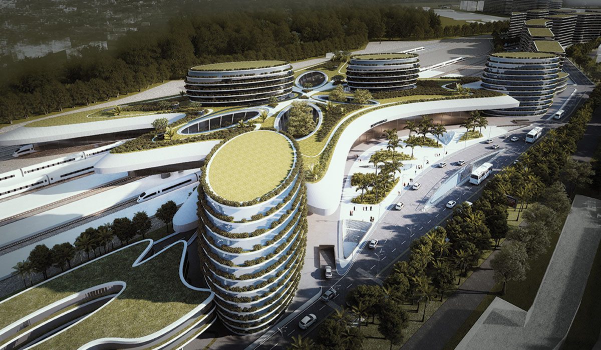 Studio Symbiosis Design The design of the Baiyappanahalli train station in Bangalore