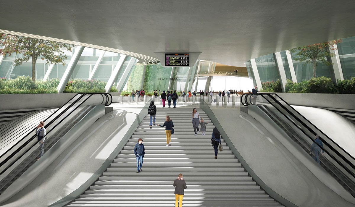 Studio Symbiosis Design The design of the Baiyappanahalli train station in Bangalore