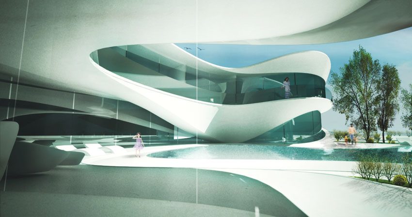 Aqua Villa Living Room