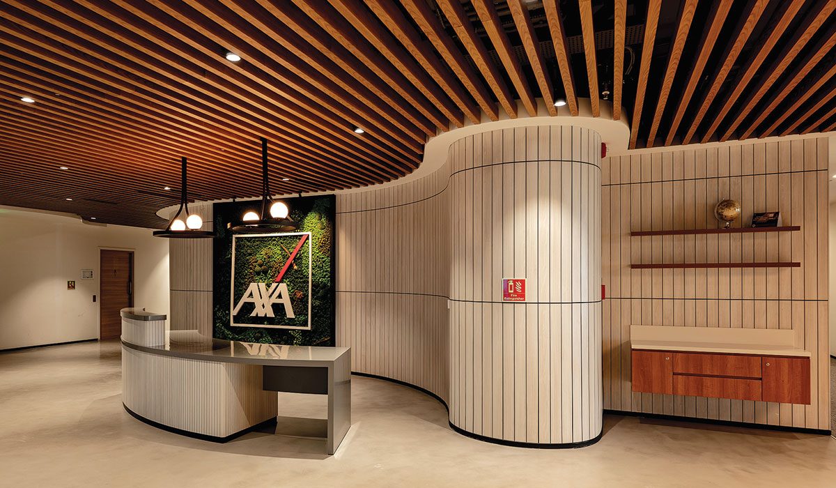 The AXA Pune project ANJ Group’s office project showcases