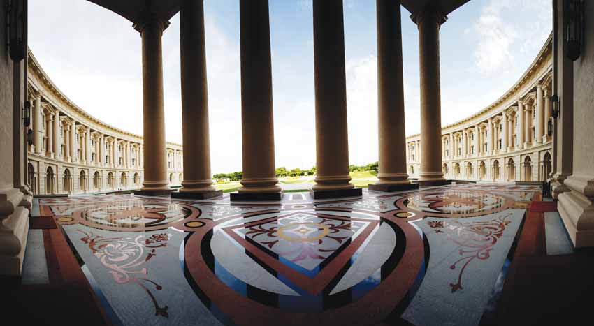 Curvilinear Building Wings