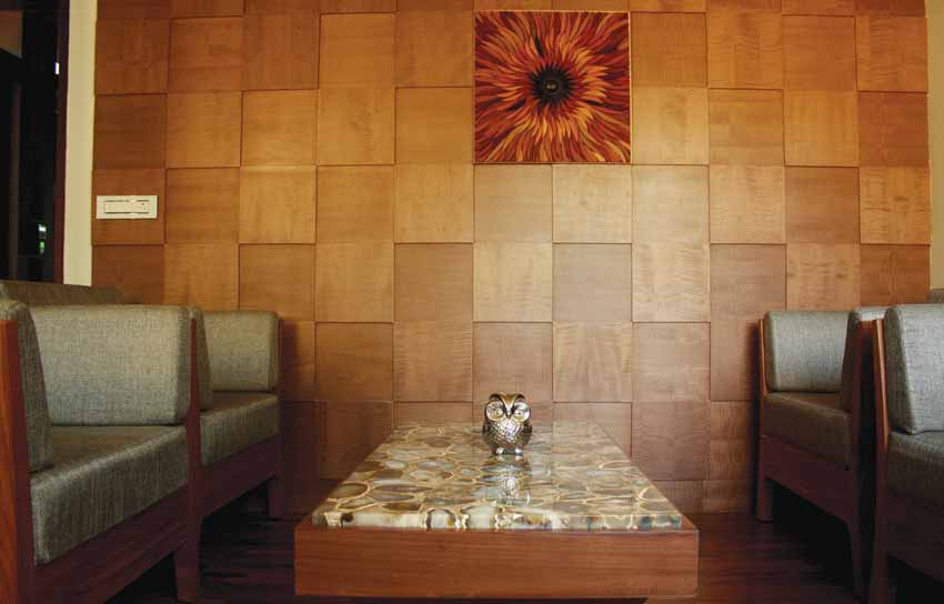 Wooden Hospitality Room