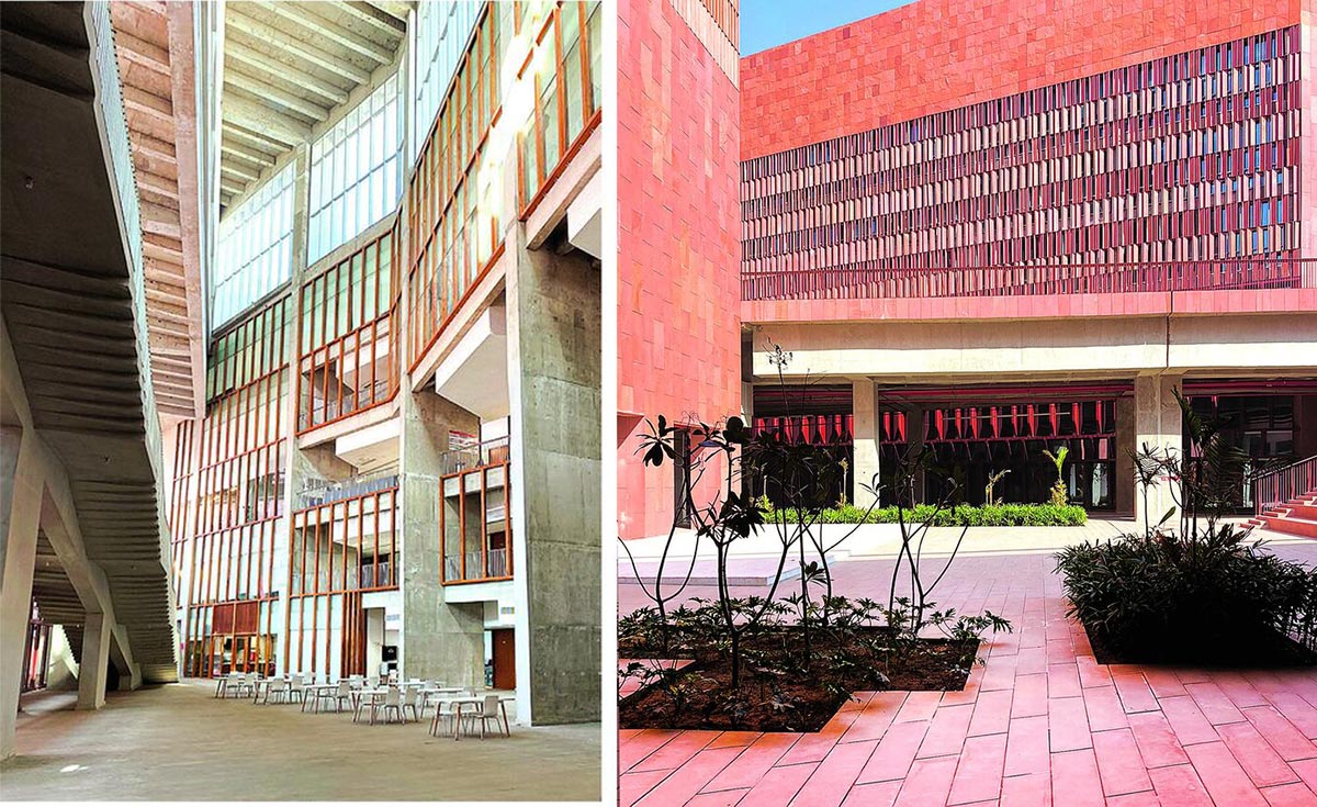 Thapar University interior and stone façade