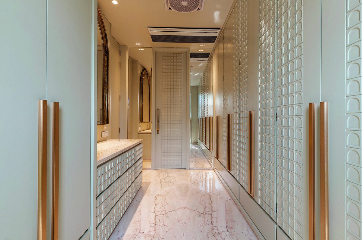 Surface treatments and details at The Arch Essence