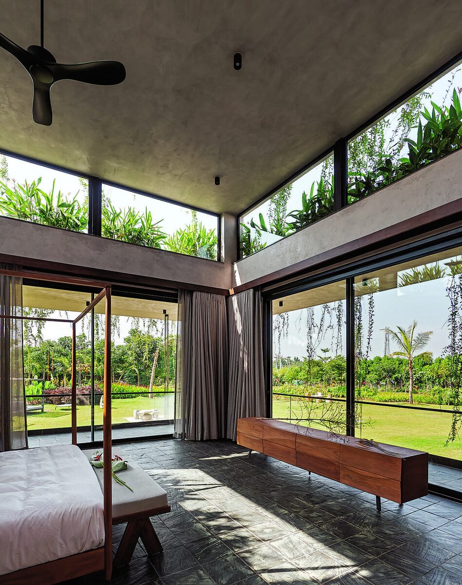Antriya bedroom and landscape connection