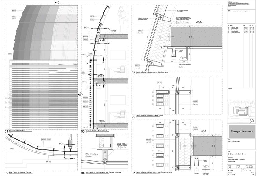 Shepherds Bush Facade Technical Details